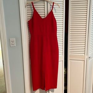 Lisa Perry Barney’s New York Red Dress